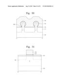 FIELD EFFECT TRANSISTORS HAVING AN EPITAXIAL LAYER ON A FIN AND METHODS OF     FABRICATING THE SAME diagram and image