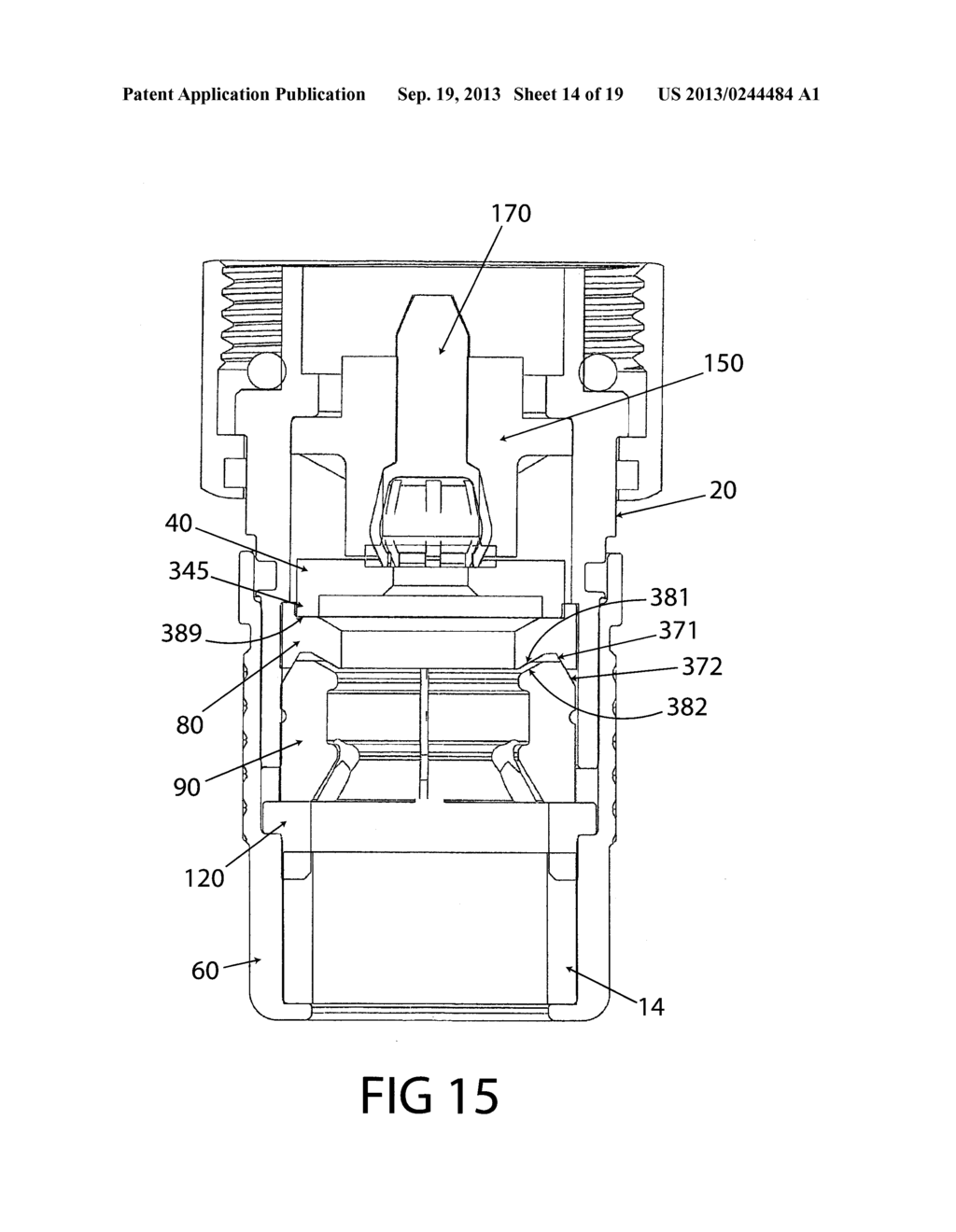 CONNECTOR ASSEMBLY FOR CORRUGATED COAXIAL CABLE - diagram, schematic, and image 15