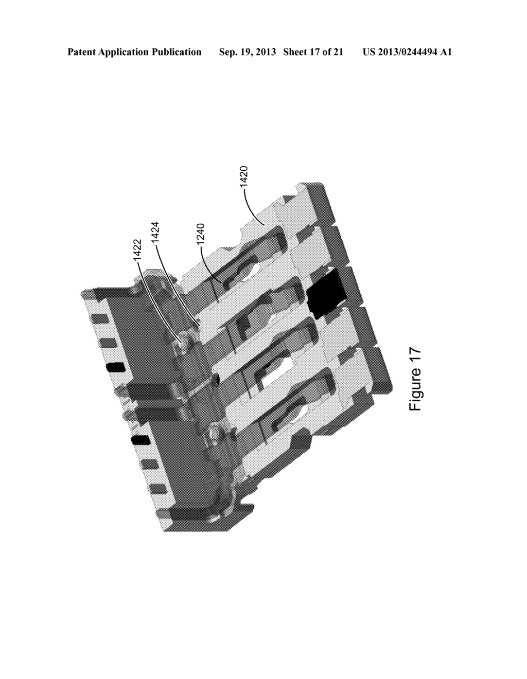 CONNECTOR RECEPTACLE HAVING SPLIT CONTACTS - diagram, schematic, and image 18