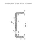 PROTECTIVE IMPACT ABSORBING STRUCTURES WITH INTERNAL REINFORCEMENT AND     MATERIALS THEREFOR diagram and image