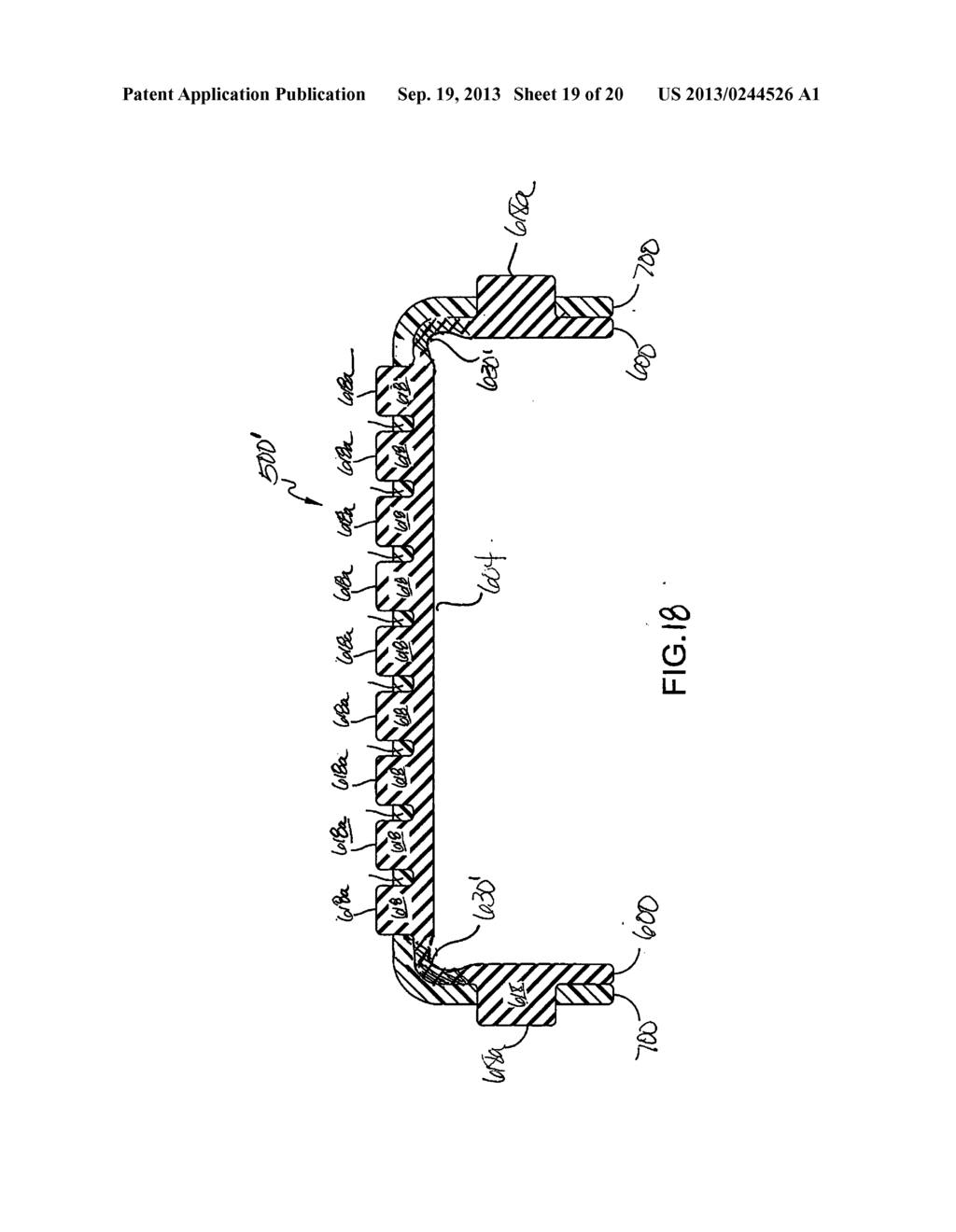 PROTECTIVE IMPACT ABSORBING STRUCTURES WITH INTERNAL REINFORCEMENT AND     MATERIALS THEREFOR - diagram, schematic, and image 20