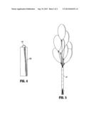 Method and apparatus for covering strings attached to balloons diagram and image