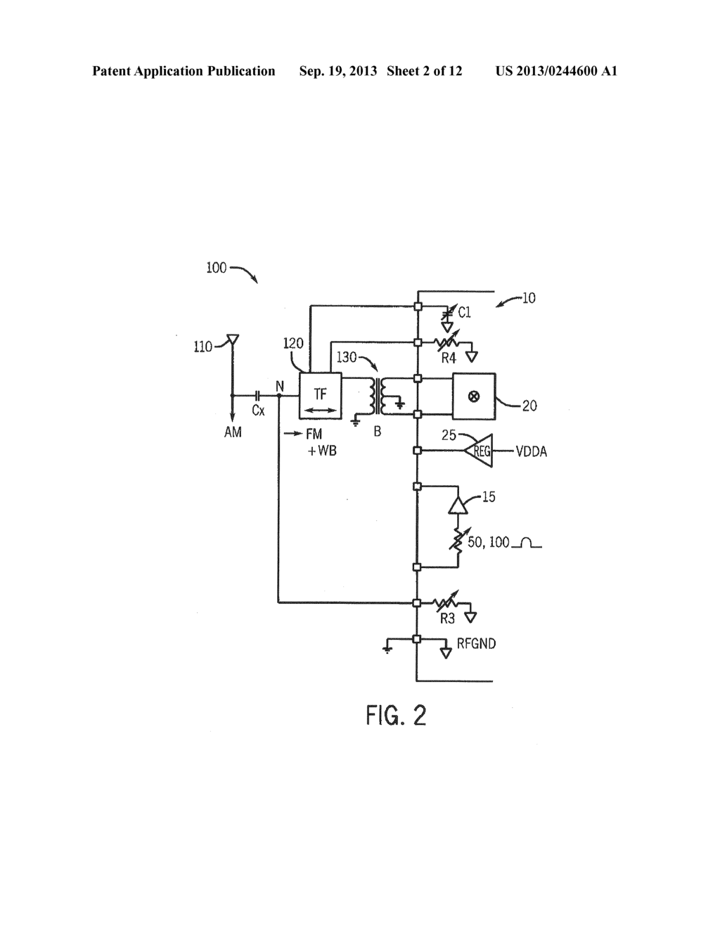 Integrating Components In A Radio Tuner Integrated Circuit (IC) For A     Tracking Filter - diagram, schematic, and image 03