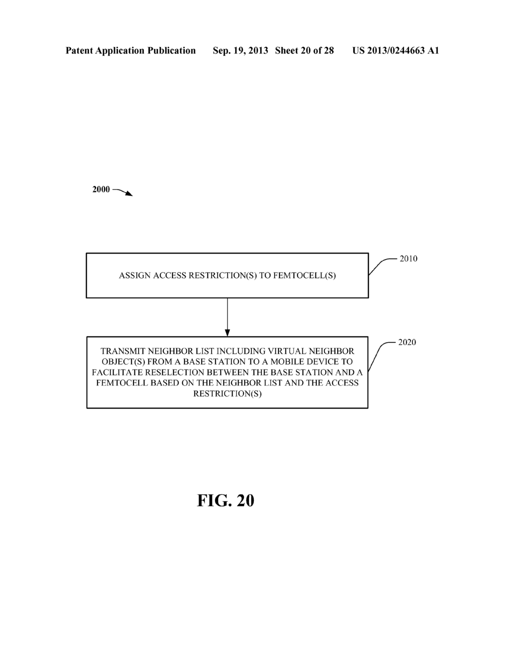 VIRTUAL NEIGHBOR OBJECTS FOR MANAGING IDLE MODE MOBILITY IN A WIRELESS     NETWORK - diagram, schematic, and image 21