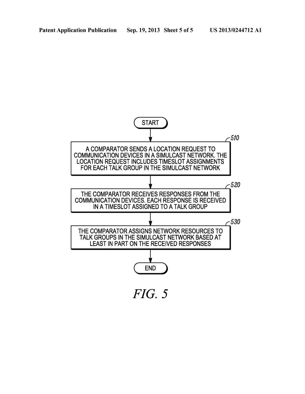 METHOD AND APPARATUS FOR DETERMINING LOCATIONS OF COMMUNICATION DEVICES IN     A SIMULCAST NETWORK - diagram, schematic, and image 06