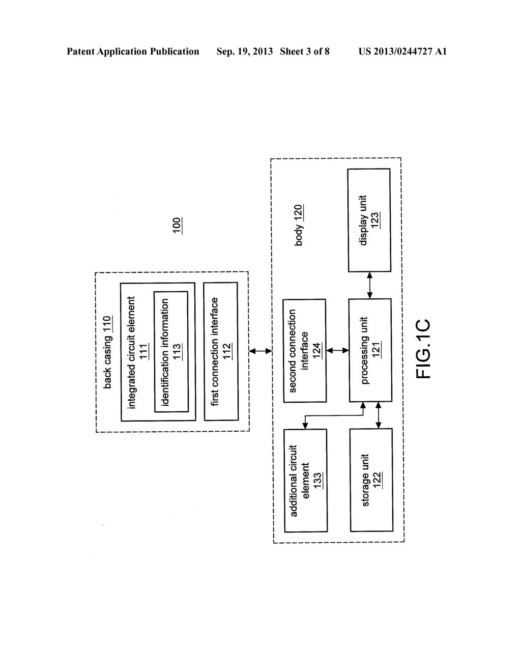 MOBILE COMMUNICATION DEVICE WITH REPLACEABLE BACK COVER - diagram, schematic, and image 04