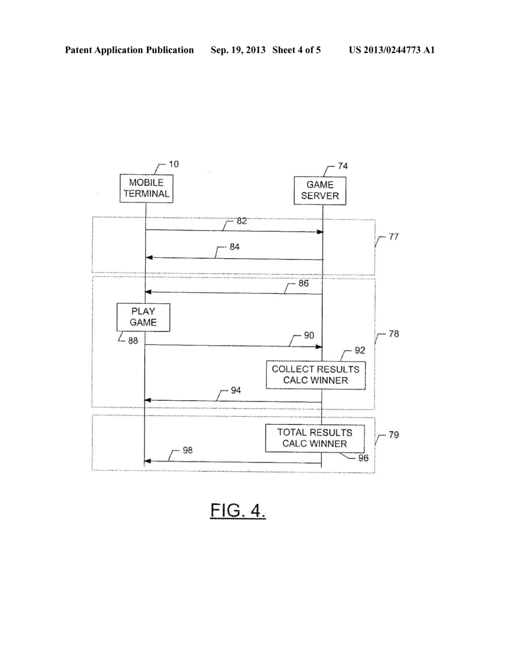 Method, Apparatus, System and Computer Program Product for Event Triggered     Games - diagram, schematic, and image 05