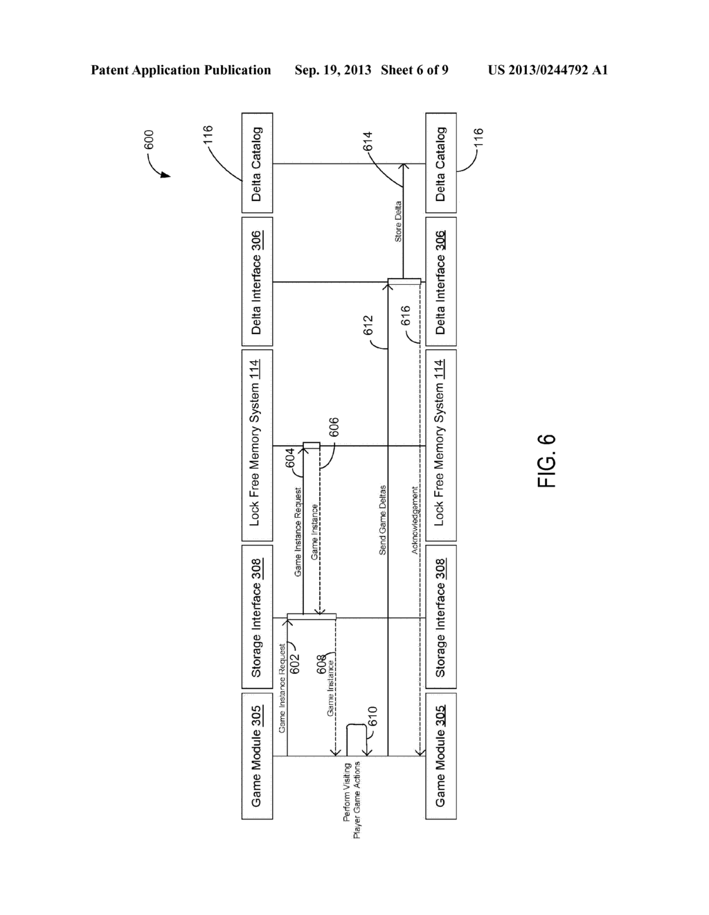 GAME ENVIRONMENT UTILIZING A LOCK FREE MEMORY SYSTEM - diagram, schematic, and image 07