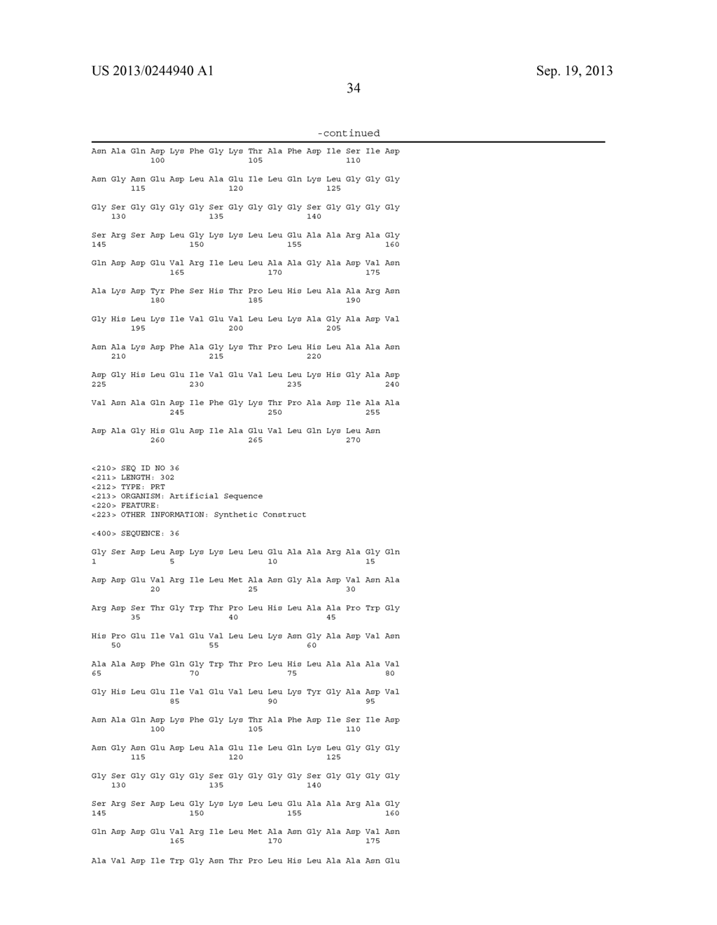 DESIGNED REPEAT PROTEINS BINDING TO SERUM ALBUMIN - diagram, schematic, and image 42