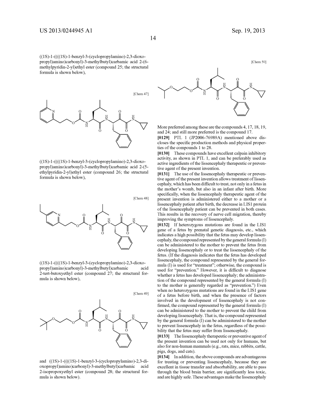 LISSENCEPHALY THERAPEUTIC AGENT - diagram, schematic, and image 39