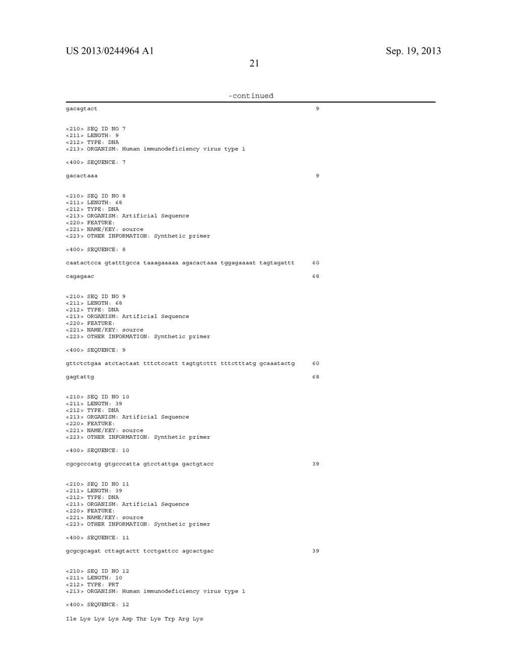 NOVEL HIV-1 REVERSE TRANSCRIPTASE CODON DELETION AND ITS USE IN THE     MANAGEMENT AND TREATMENT OF HIV INFECTIONS - diagram, schematic, and image 28