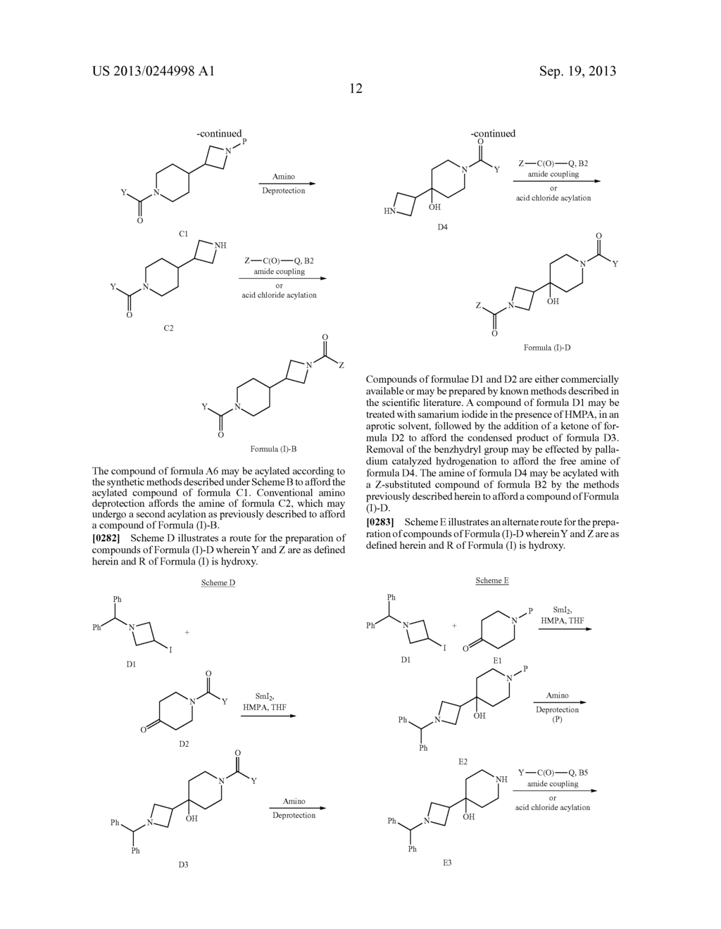 PIPERIDIN-4-YL-AZETIDINE DIAMIDES AS MONOACYLGLCEROL LIPASE INHIBITORS - diagram, schematic, and image 13