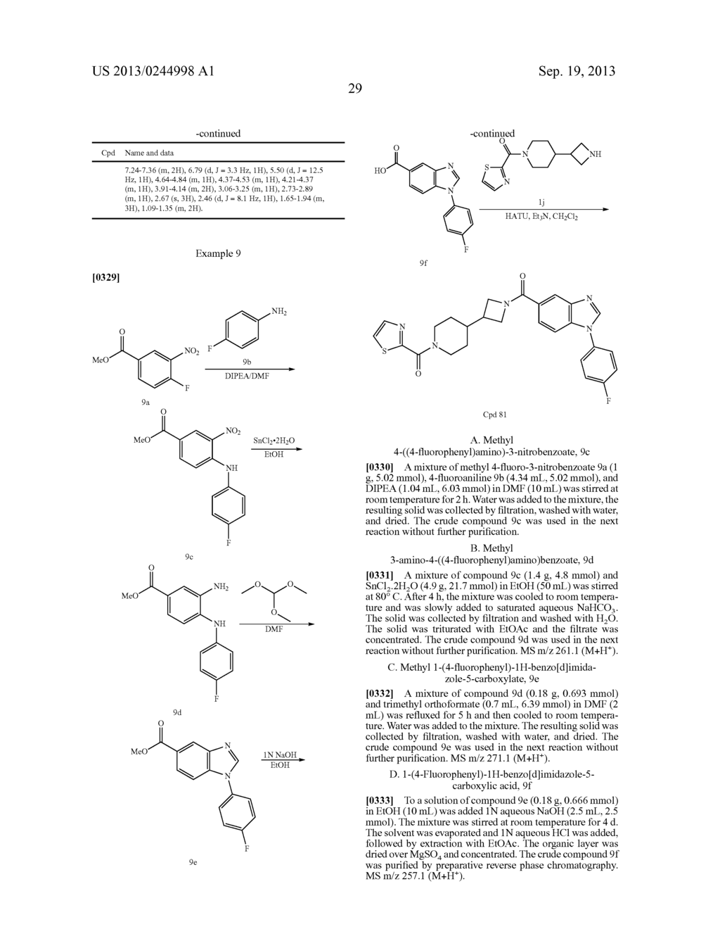 PIPERIDIN-4-YL-AZETIDINE DIAMIDES AS MONOACYLGLCEROL LIPASE INHIBITORS - diagram, schematic, and image 30