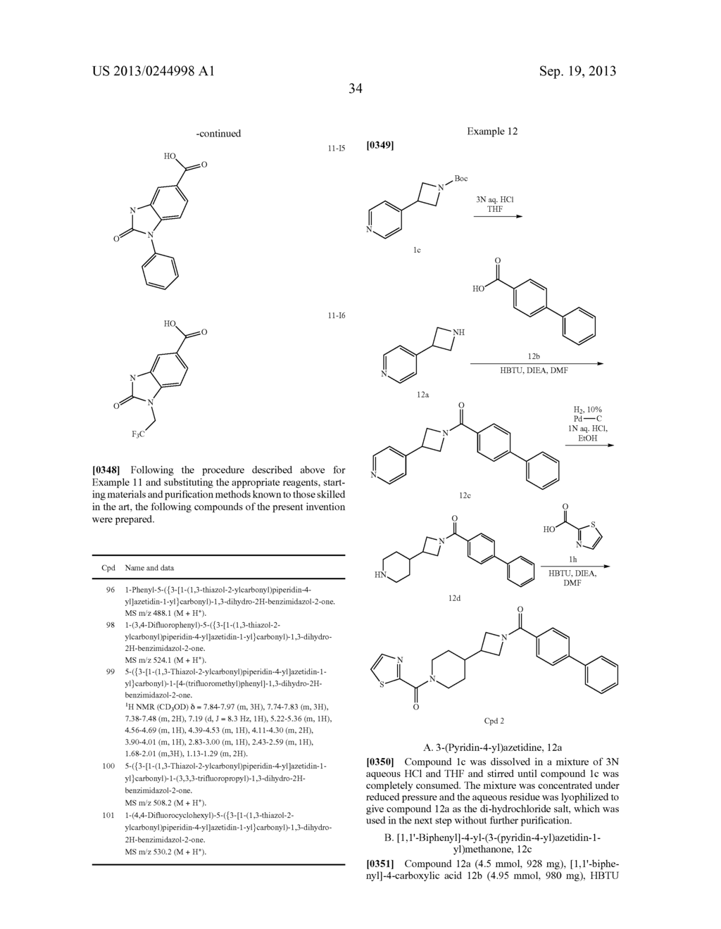 PIPERIDIN-4-YL-AZETIDINE DIAMIDES AS MONOACYLGLCEROL LIPASE INHIBITORS - diagram, schematic, and image 35