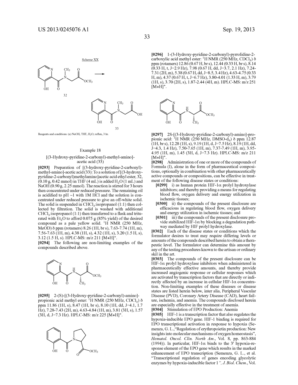 PROLYL HYDROXYLASE INHIBITORS AND METHOD OF USE - diagram, schematic, and image 36