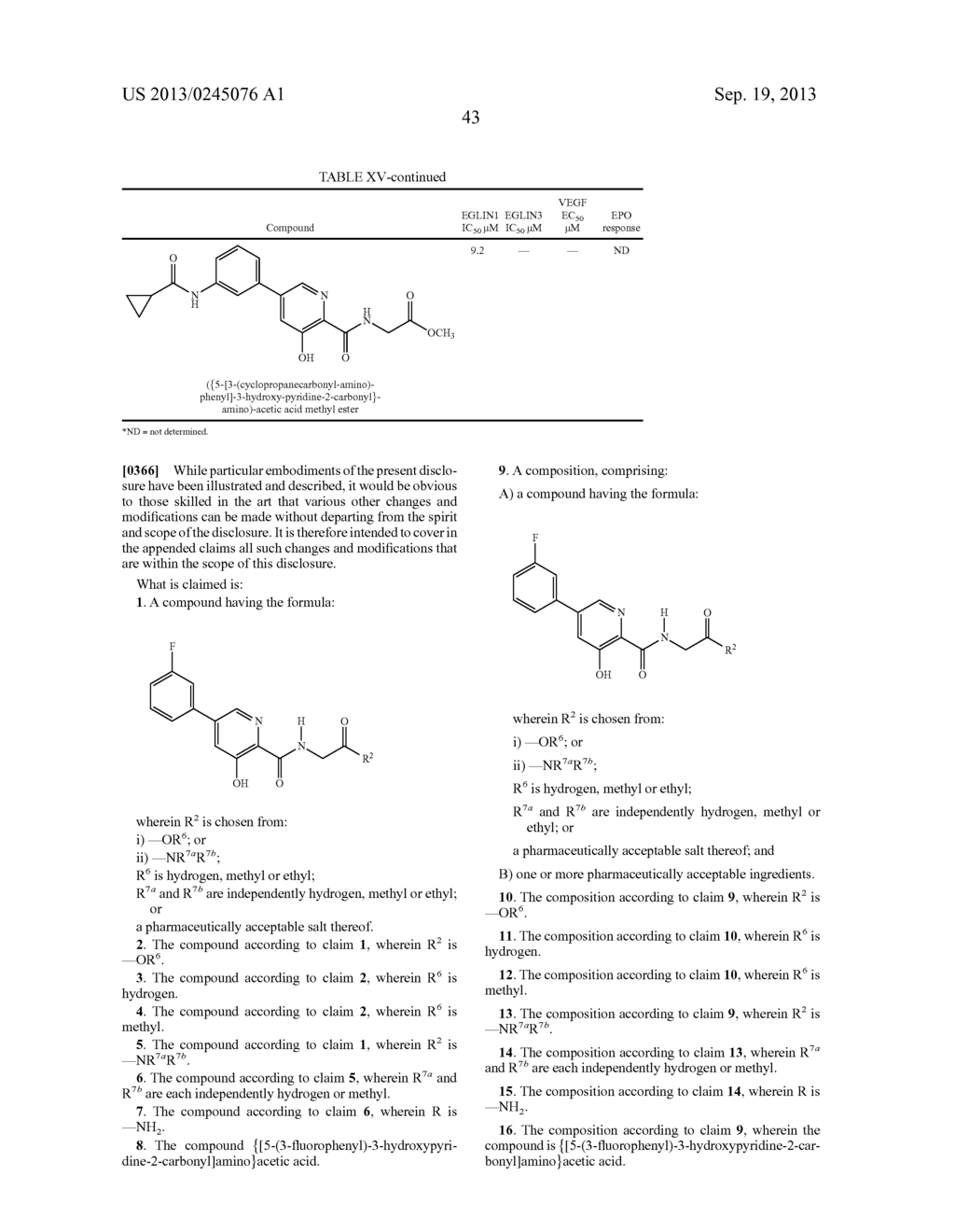 PROLYL HYDROXYLASE INHIBITORS AND METHOD OF USE - diagram, schematic, and image 46