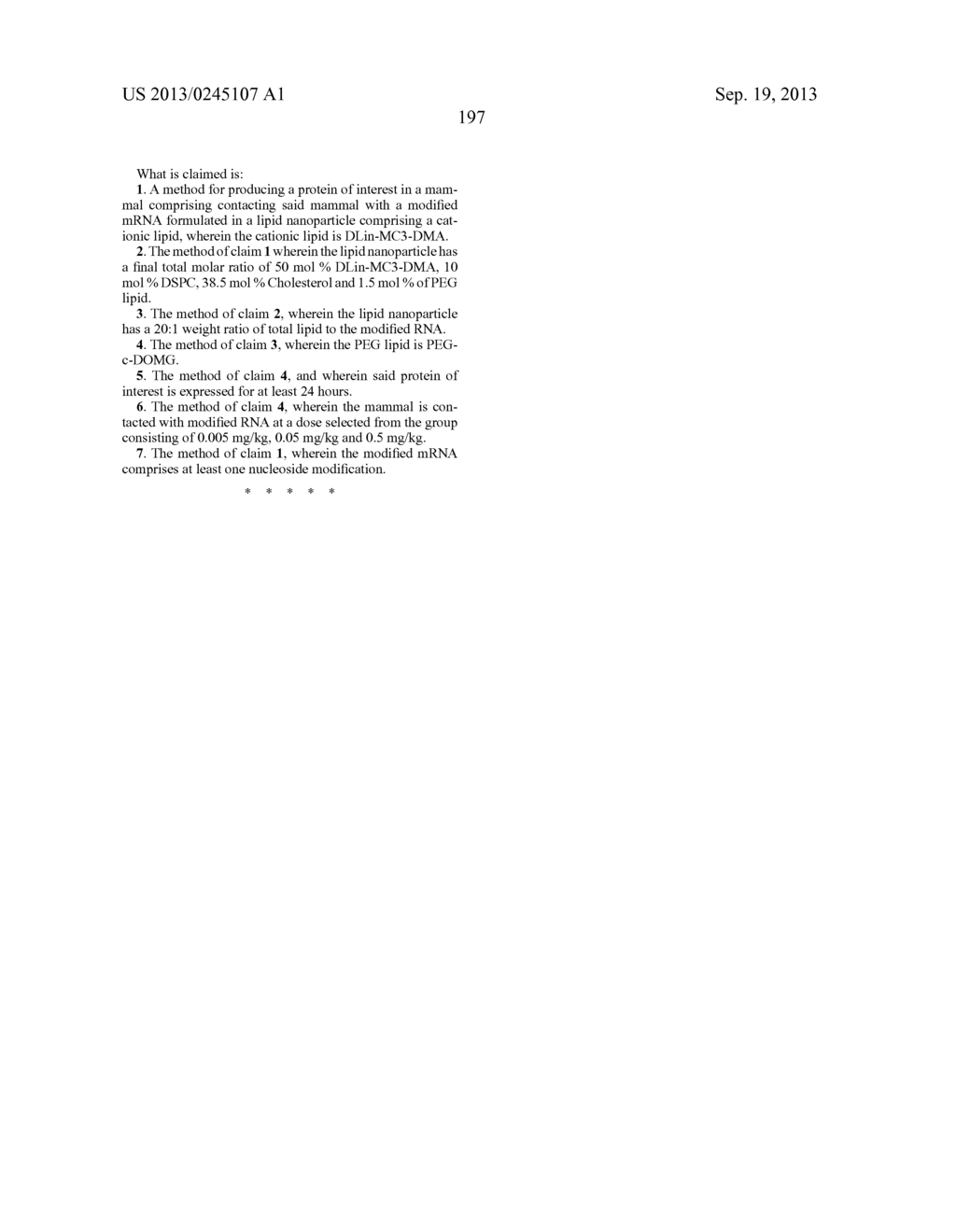 DLIN-MC3-DMA LIPID NANOPARTICLE DELIVERY OF MODIFIED POLYNUCLEOTIDES - diagram, schematic, and image 201