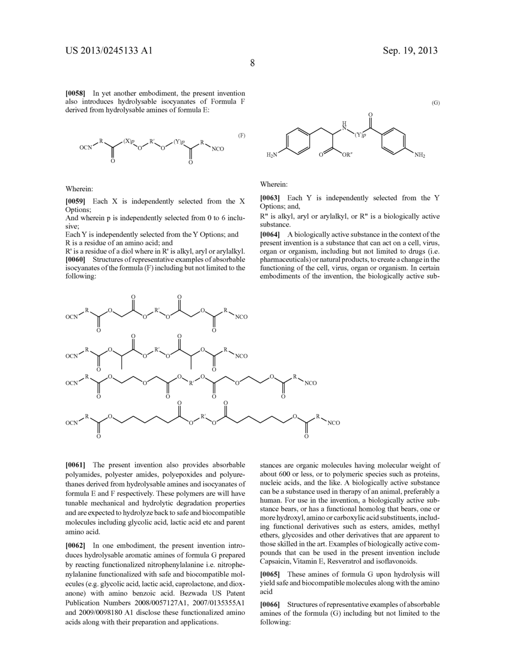 AMINO ACID DERIVATIVES AND ABSORBABLE POLYMERS THEREFROM - diagram, schematic, and image 09