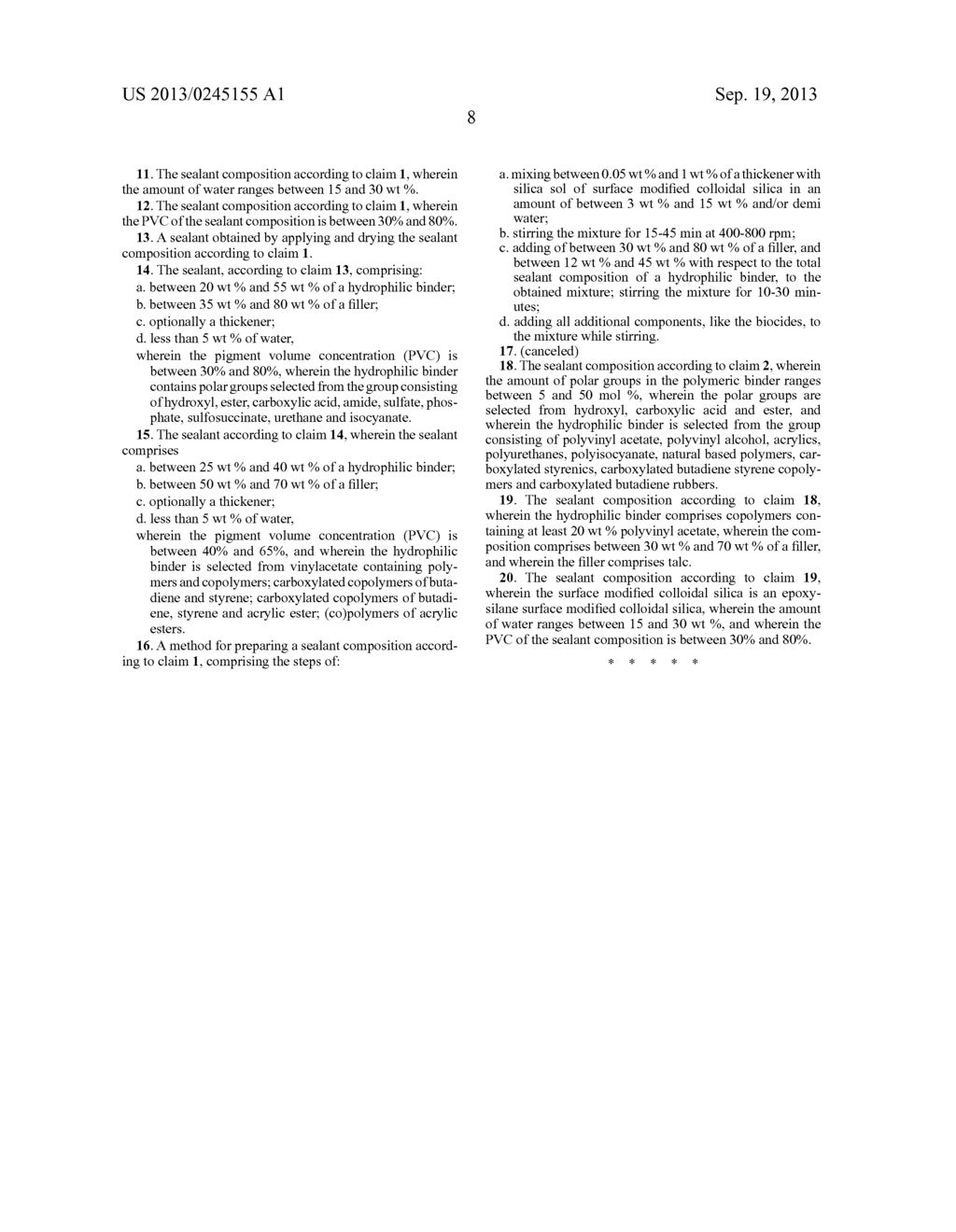 SEALANT COMPOSITION - diagram, schematic, and image 13