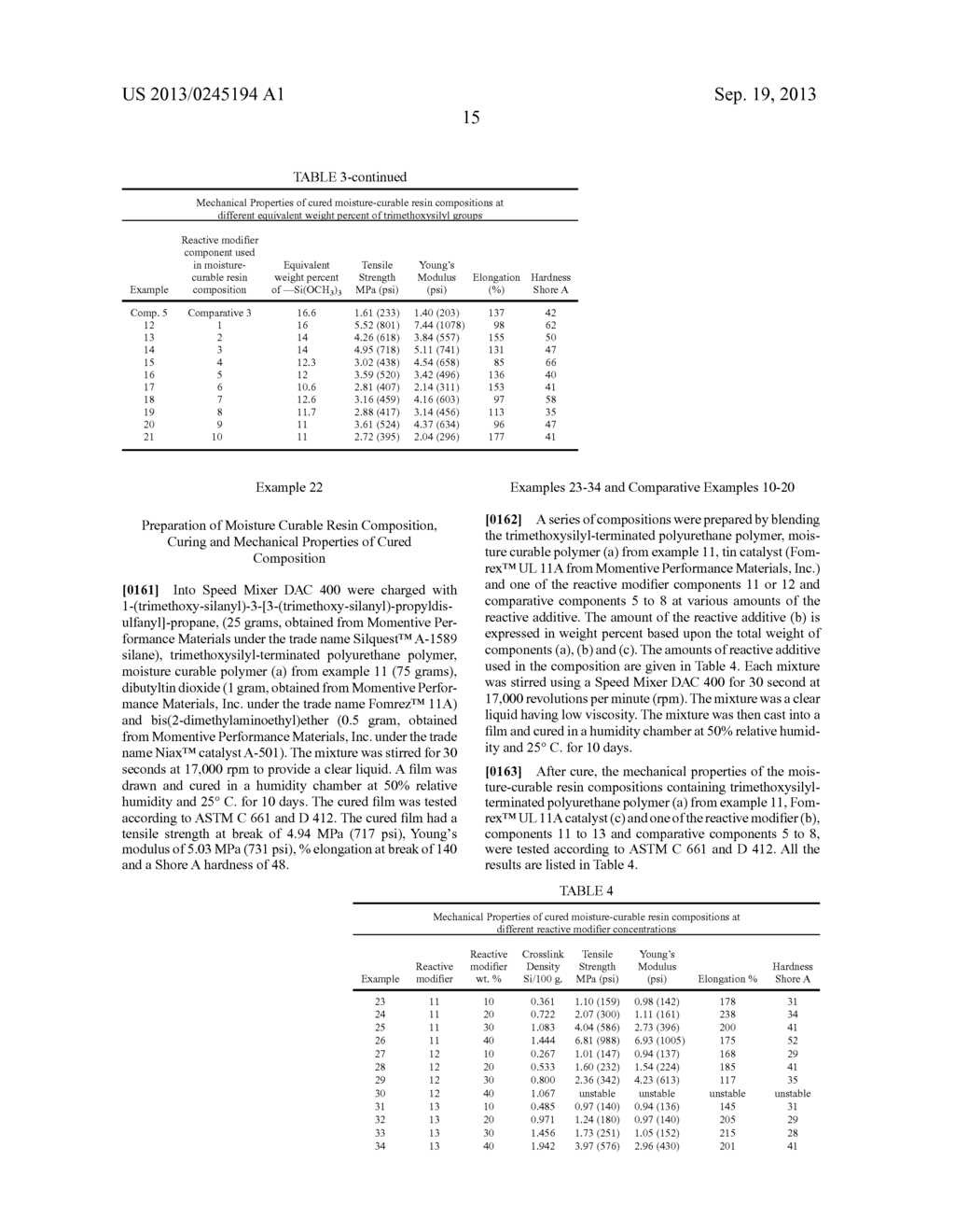 MOISTURE CURABLE SILYLATED POLYMER COMPOSITIONS CONTAINING REACTIVE     MODIFIERS - diagram, schematic, and image 16