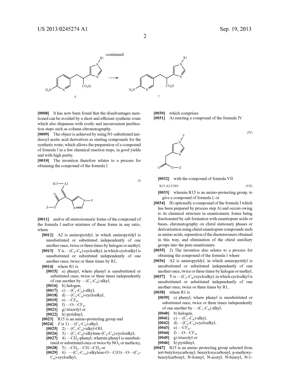 Process for the preparation of 3-(6-amino-pyridin-3yl)-2-acrylic acid     derivatives - diagram, schematic, and image 03