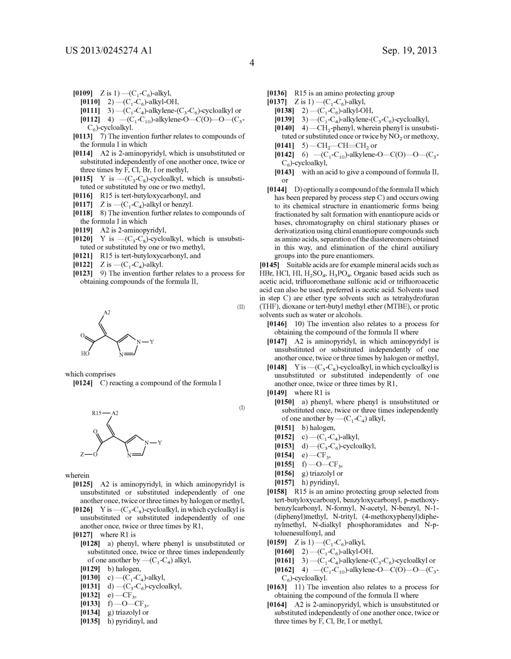 Process for the preparation of 3-(6-amino-pyridin-3yl)-2-acrylic acid     derivatives - diagram, schematic, and image 05