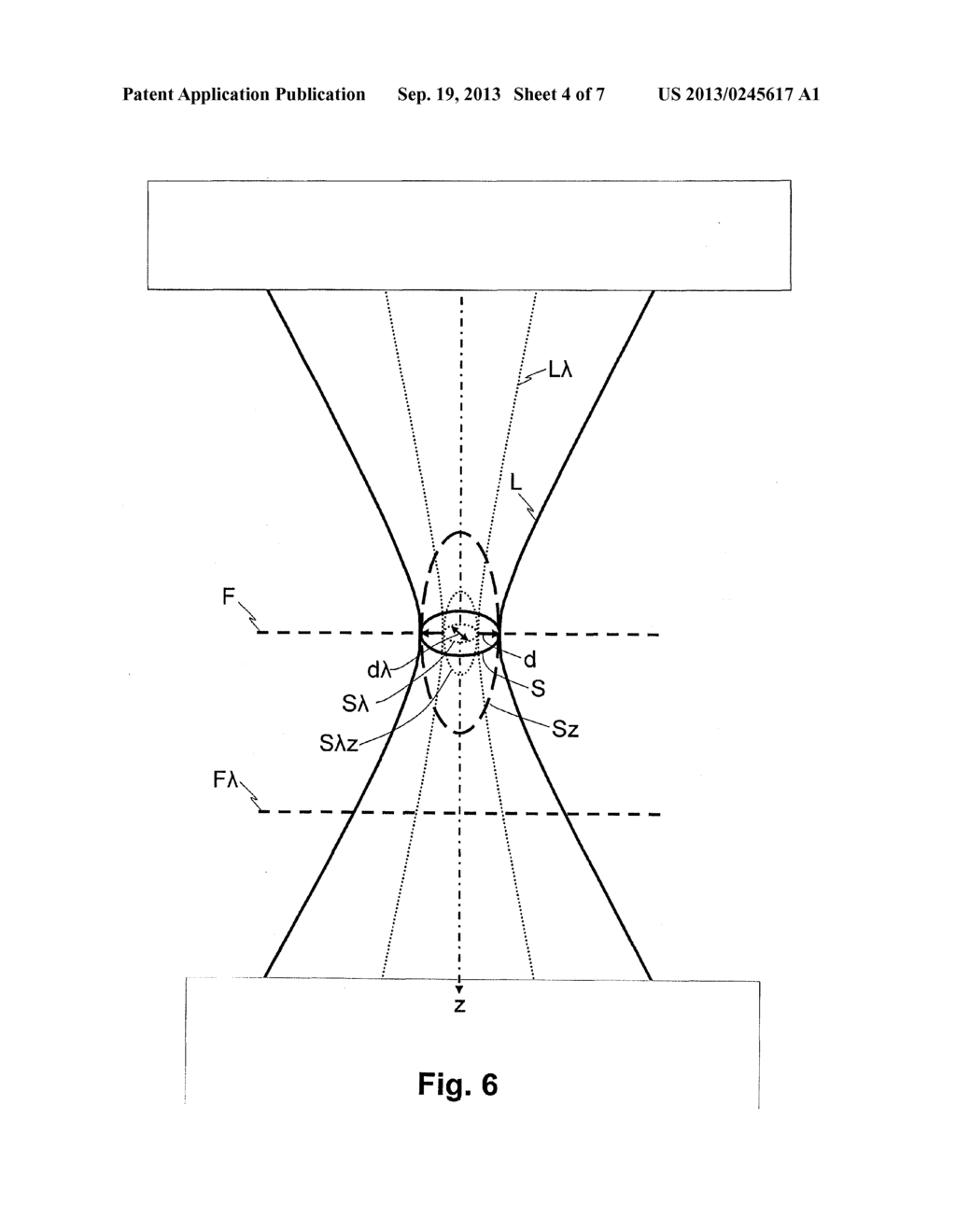 DEVICE FOR TREATING EYE TISSUE BY MEANS OF PULSED LASER BEAMS - diagram, schematic, and image 05