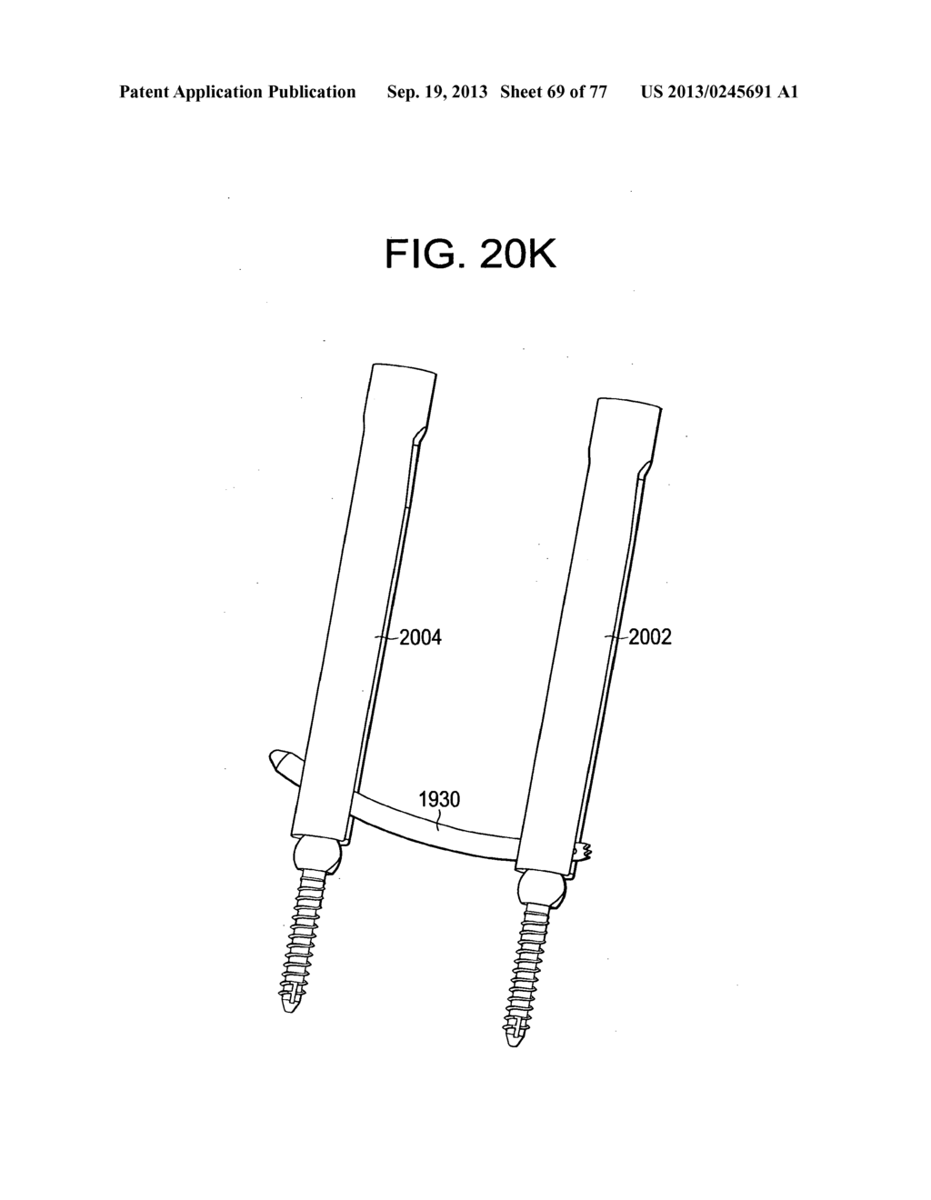 SYSTEMS AND METHODS FOR SPINAL FIXATION - diagram, schematic, and image 70