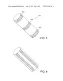 Anti-migration features and geometry for a shape memory polymer stent diagram and image