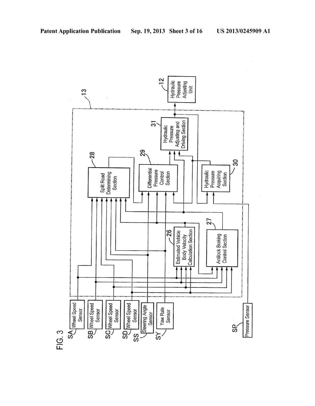 VEHICLE BRAKE HYDRAULIC PRESSURE CONTROL APPARATUS - diagram, schematic, and image 04