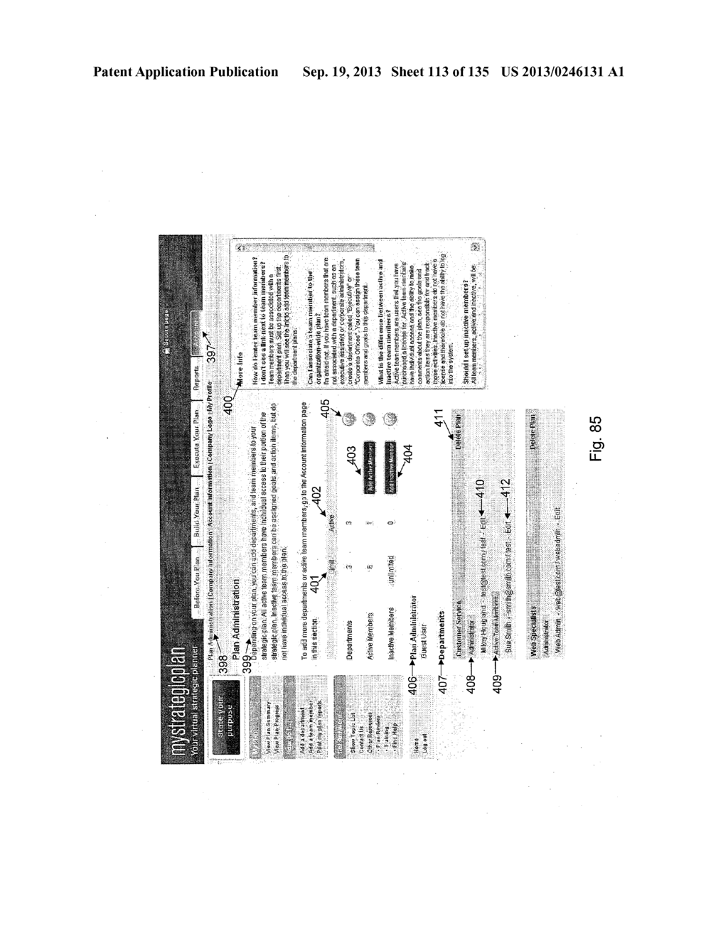 Automated Strategic Planning System And Method - diagram, schematic, and image 114