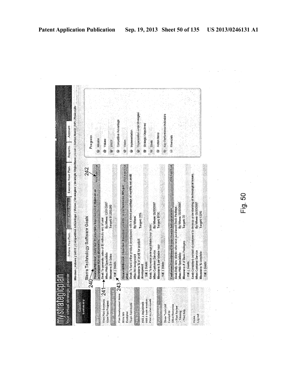 Automated Strategic Planning System And Method - diagram, schematic, and image 51