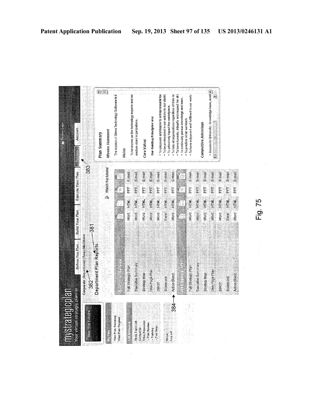 Automated Strategic Planning System And Method - diagram, schematic, and image 98