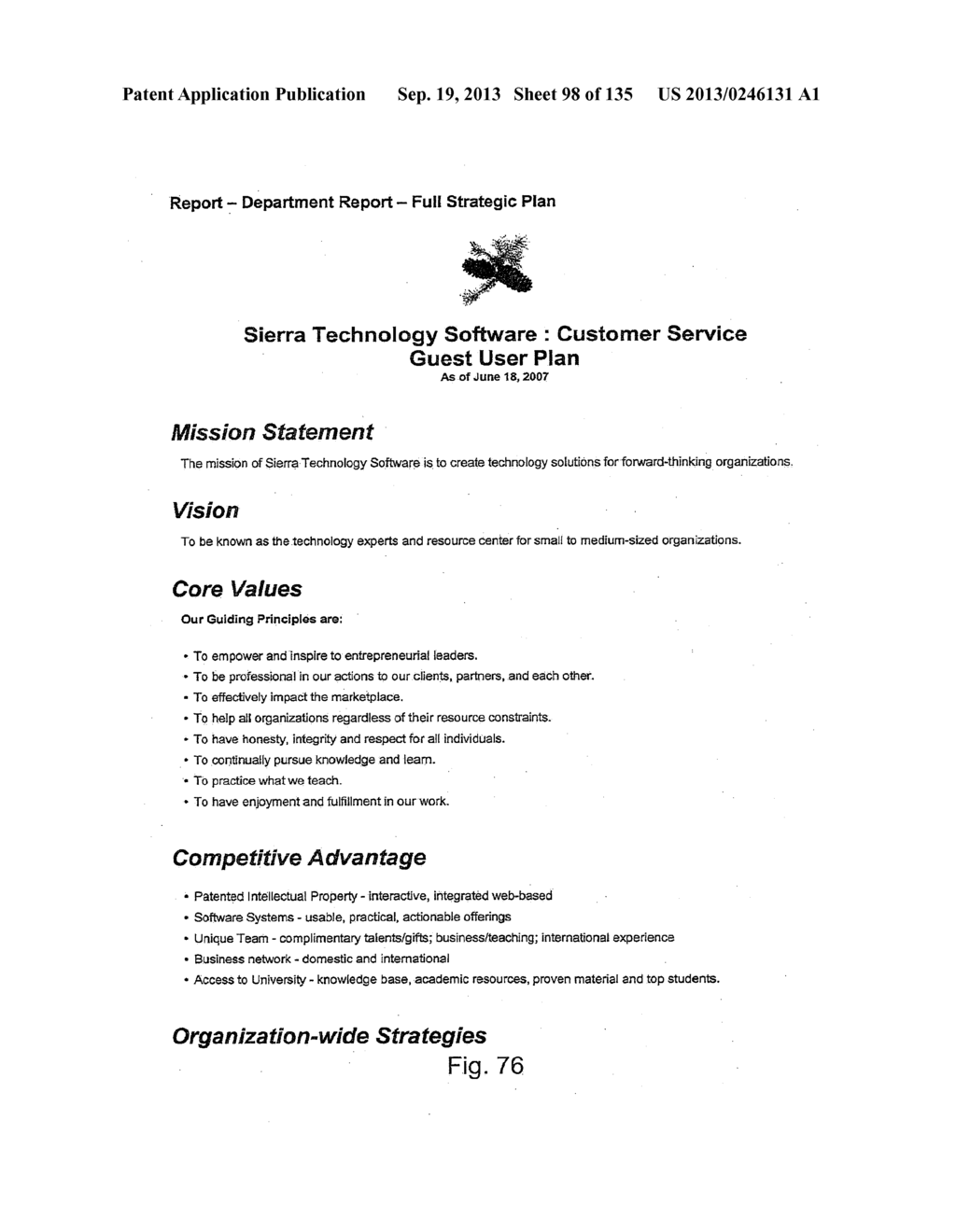 Automated Strategic Planning System And Method - diagram, schematic, and image 99