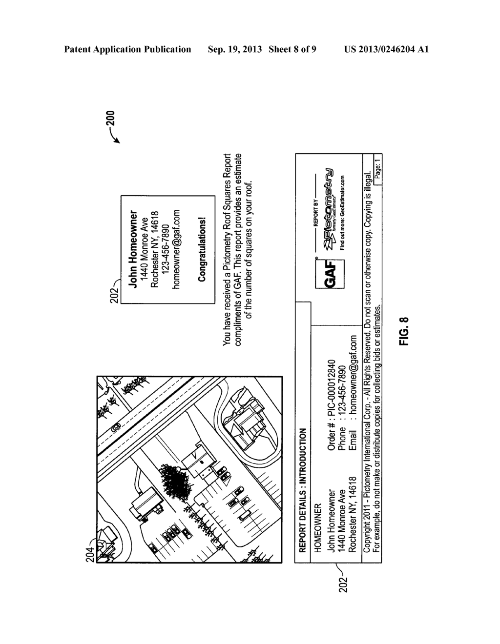 Method and System for Quick Square Roof Reporting - diagram, schematic, and image 09