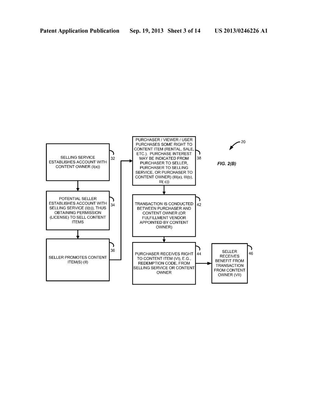 SYSTEM AND METHOD FOR ENABLING CONSUMER PROMOTION, SALE, OR GIFTING OF     CONTENT ITEMS SUCH AS MOVIES - diagram, schematic, and image 04