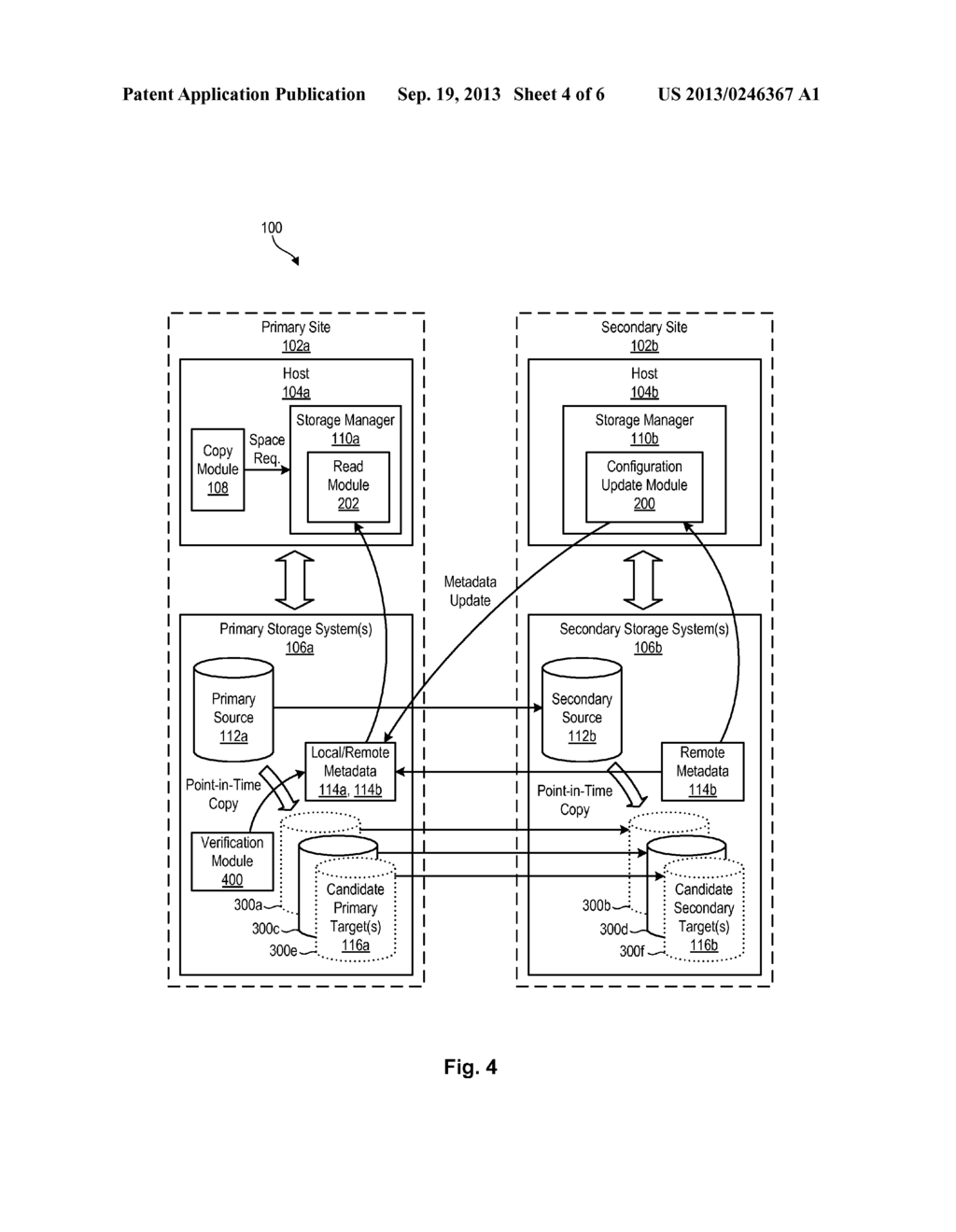 POLICY-BASED MANAGEMENT OF STORAGE FUNCTIONS IN DATA REPLICATION     ENVIRONMENTS - diagram, schematic, and image 05