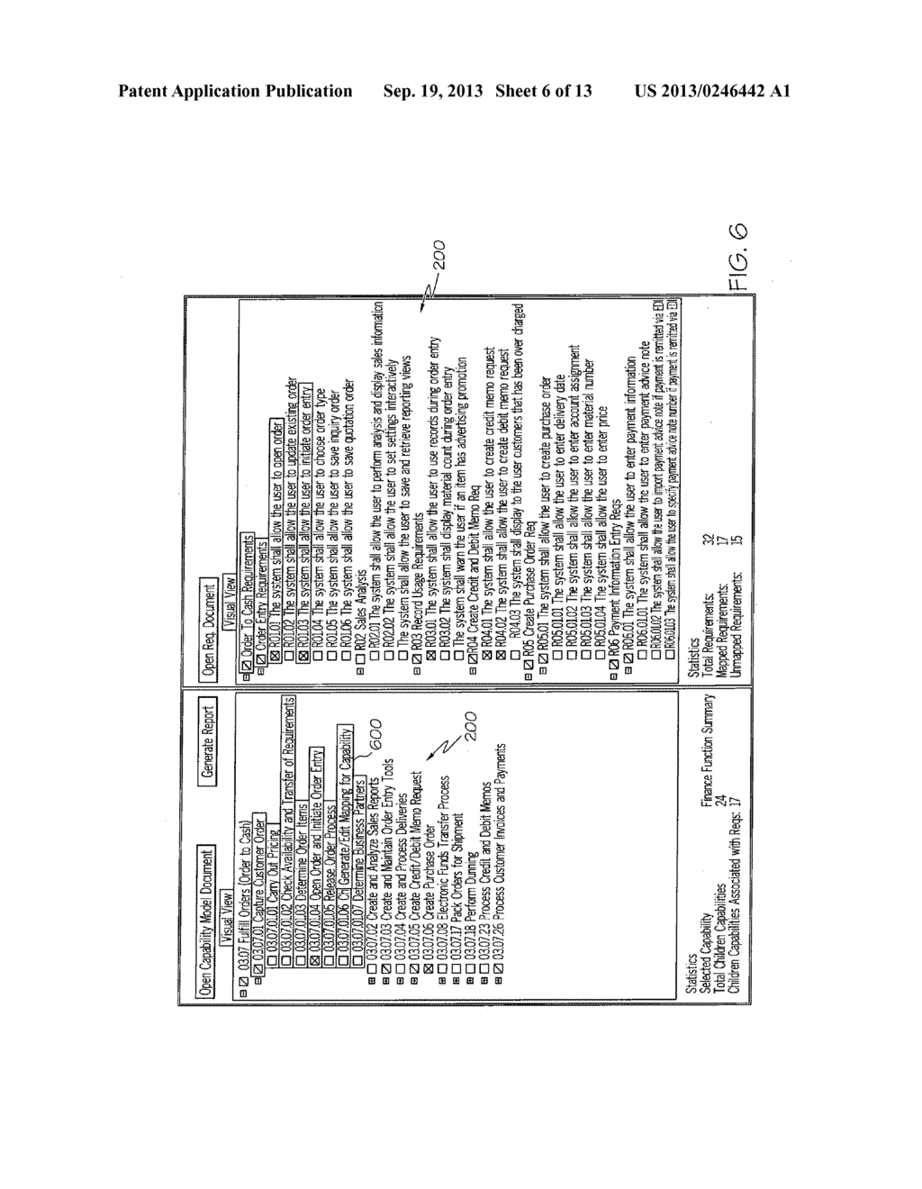 SYSTEM FOR REQUIREMENT IDENTIFICATION AND ANALYSIS BASED ON CAPABILITY     MODEL STRUCTURE - diagram, schematic, and image 07