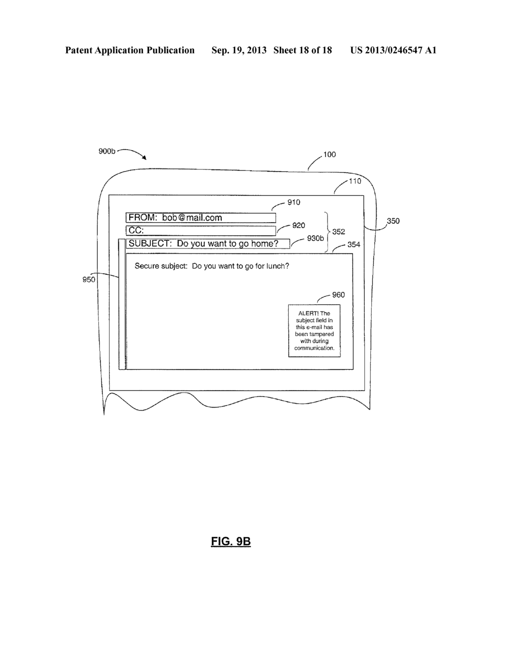 SYSTEMS AND METHODS FOR PROTECTING HEADER FIELDS IN A MESSAGE - diagram, schematic, and image 19