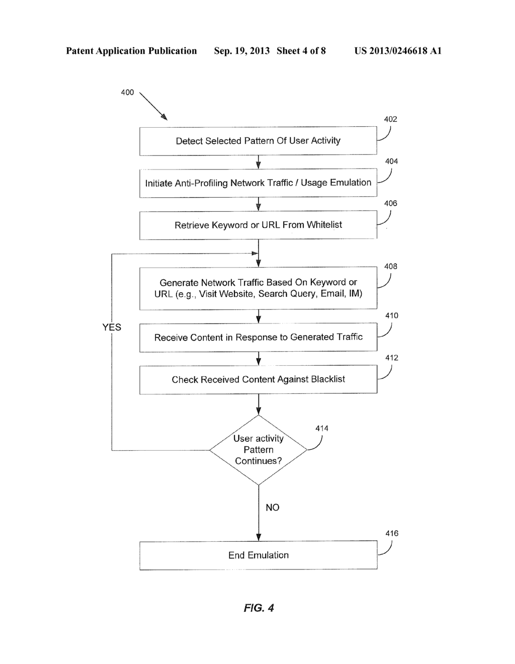 Systems and Methods to Emulate User Network Activity - diagram, schematic, and image 05