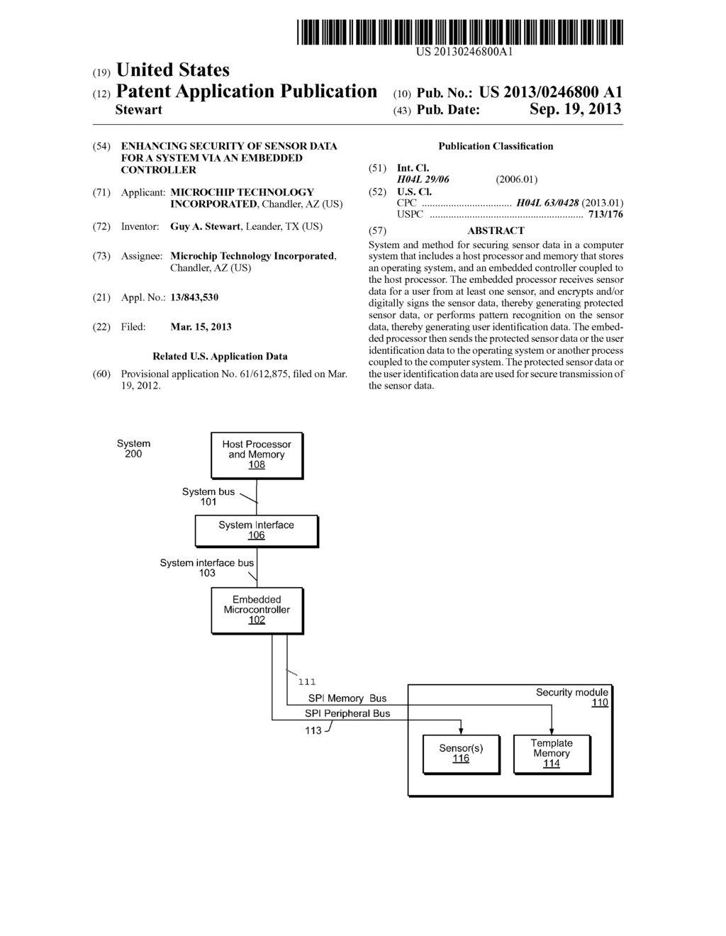 Enhancing Security of Sensor Data for a System Via an Embedded Controller - diagram, schematic, and image 01