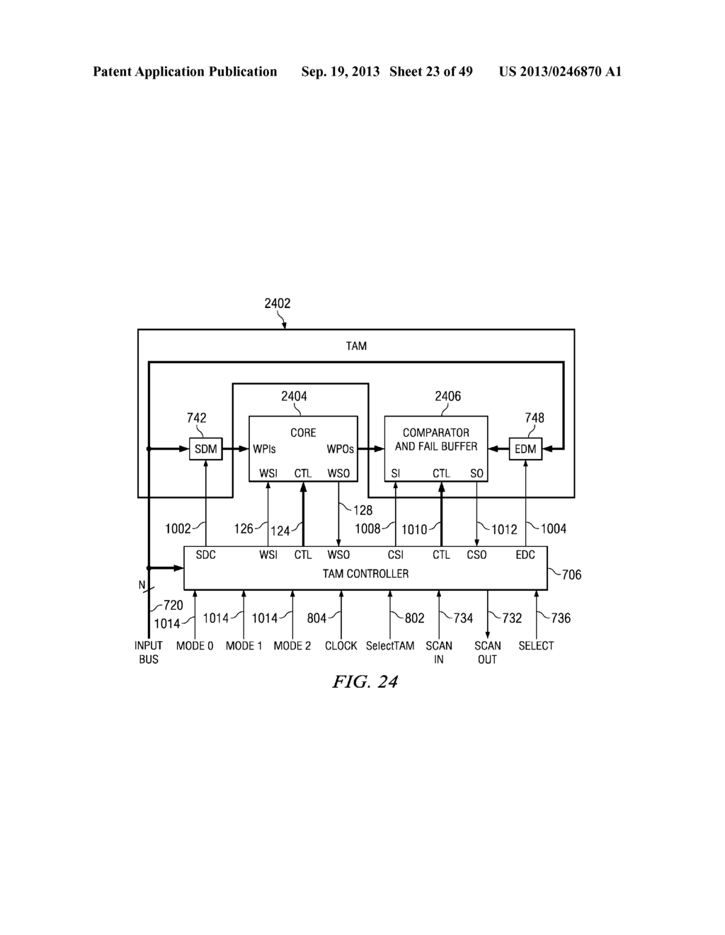 DOUBLE DATA RATE TEST INTERFACE AND ARCHITECTURE - diagram, schematic, and image 24