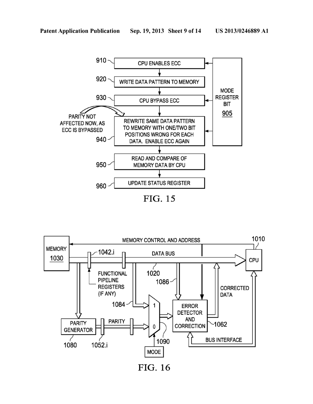 LOW OVERHEAD AND TIMING IMPROVED ARCHITECTURE FOR PERFORMING ERROR     CHECKING AND CORRECTION FOR MEMORIES AND BUSES IN SYSTEM-ON-CHIPS, AND     OTHER CIRCUITS, SYSTEMS AND PROCESSES - diagram, schematic, and image 10