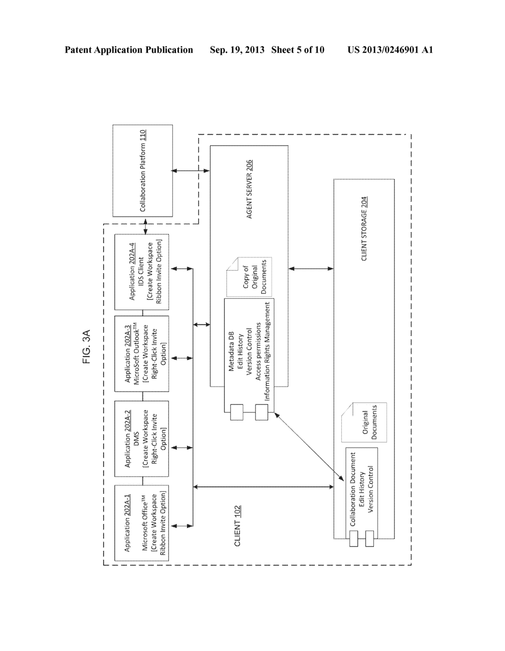 SYSTEM AND METHOD FOR SYNCHRONIZING BI-DIRECTIONAL DOCUMENT MANAGEMENT - diagram, schematic, and image 06