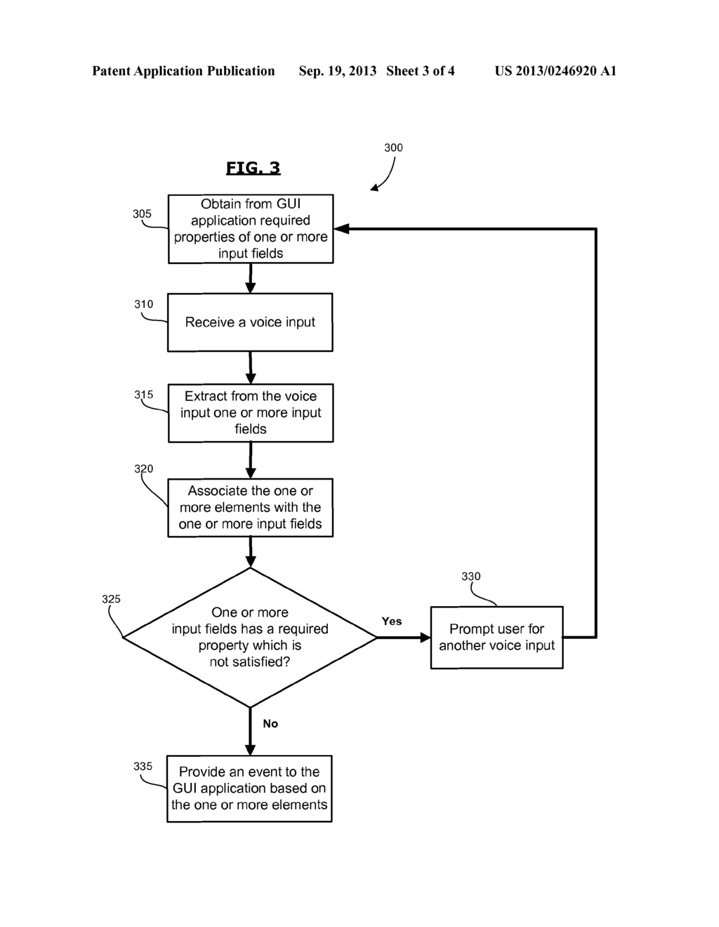 METHOD OF ENABLING VOICE INPUT FOR A VISUALLY BASED INTERFACE - diagram, schematic, and image 04