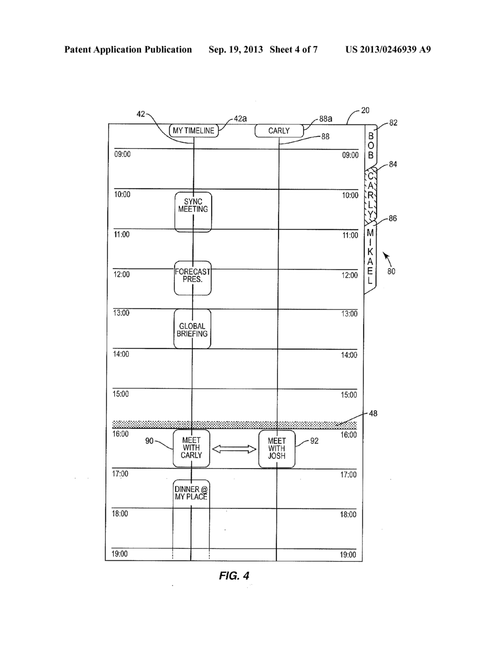 Calendar Application for Communication Devices - diagram, schematic, and image 05