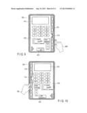 PORTABLE ELECTRONIC APPARATUS, CONTROL METHOD OF PORTABLE ELECTRONIC     APPARATUS, AND CONTROL PROGRAM THEREOF diagram and image