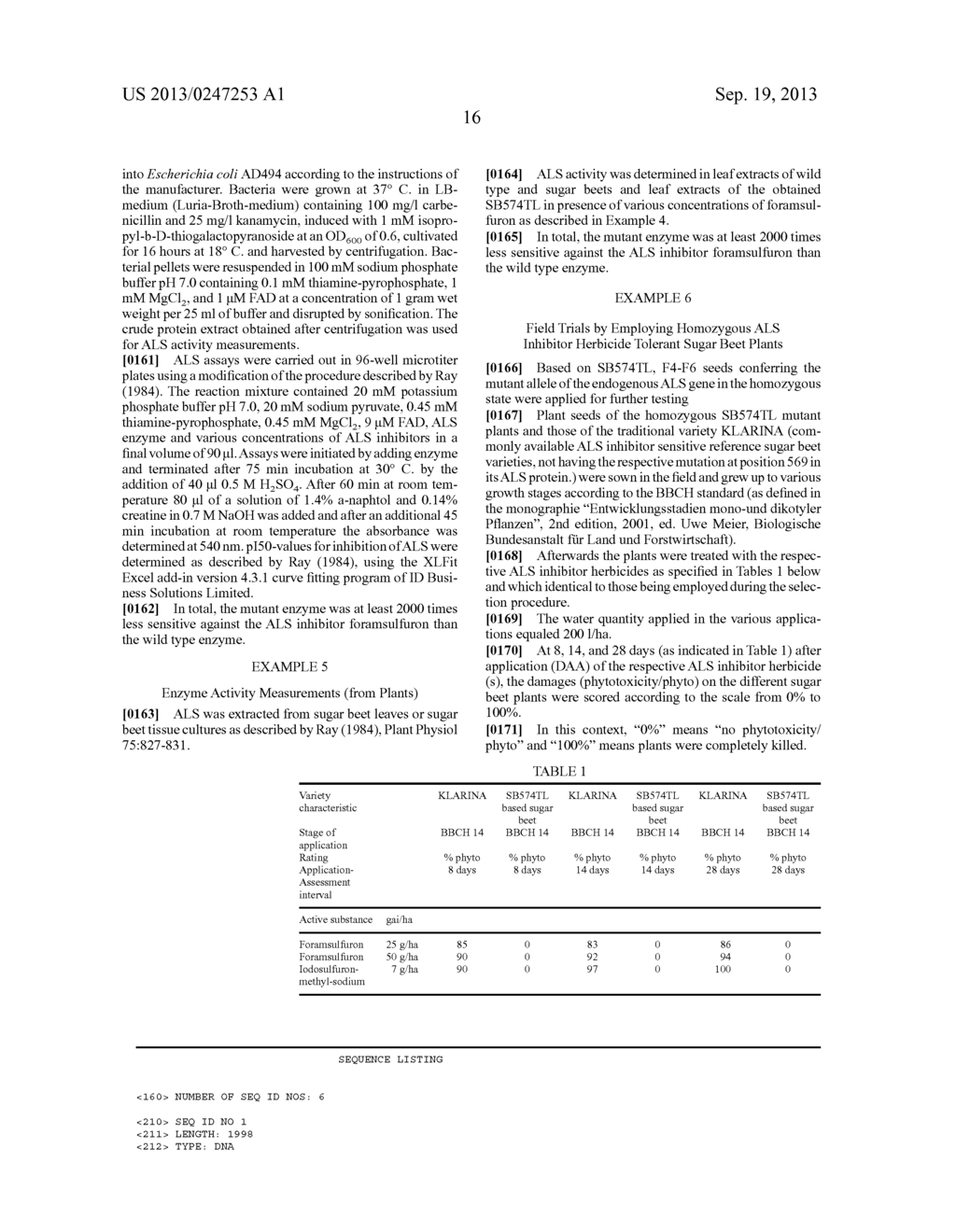 ALS INHIBITOR HERBICIDE TOLERANT BETA VULGARIS MUTANTS - diagram, schematic, and image 17