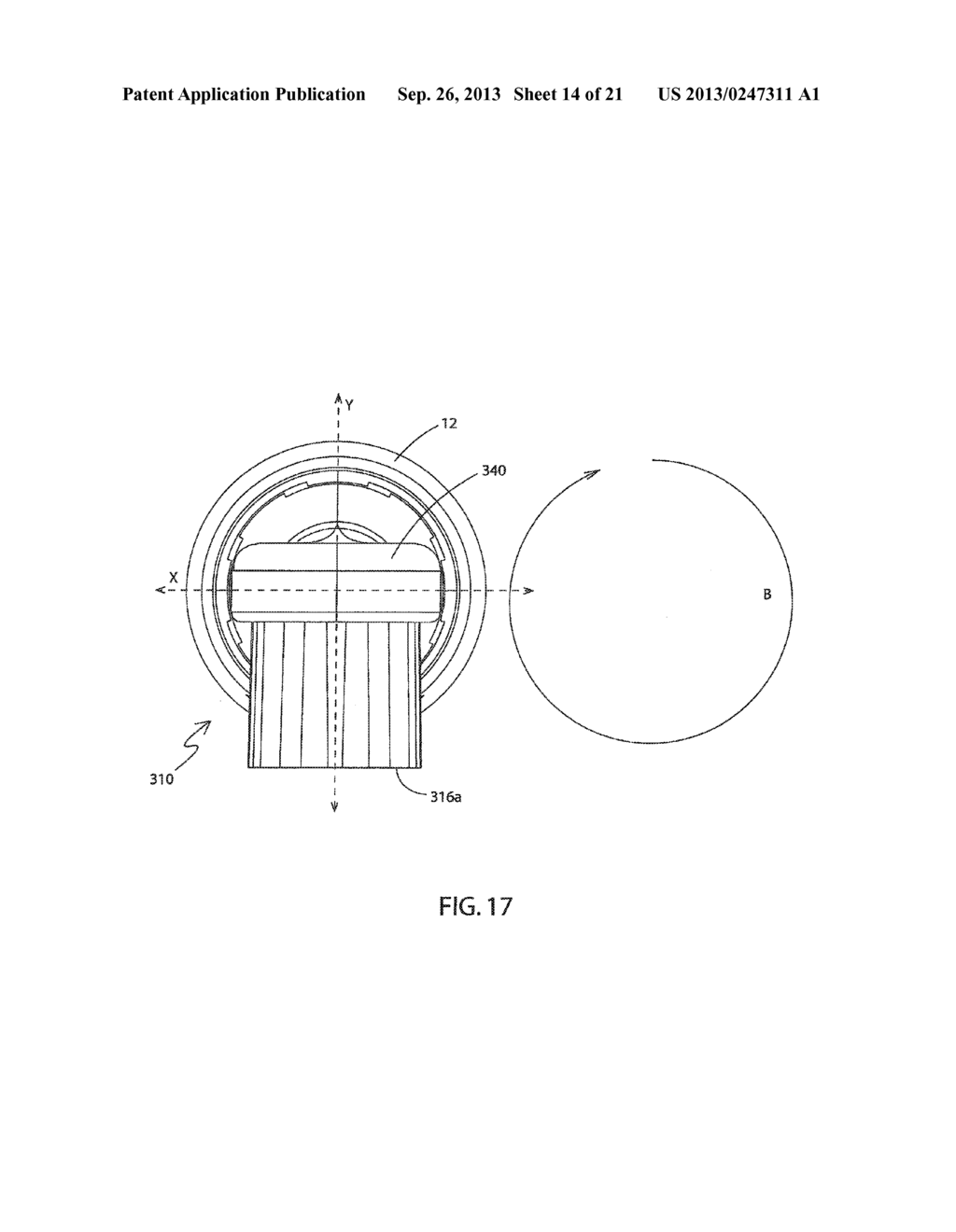 VIBRATING TOOTHBRUSH AND A REPLACEABLE BRUSH HEAD FOR USE WITH THE SAME - diagram, schematic, and image 15