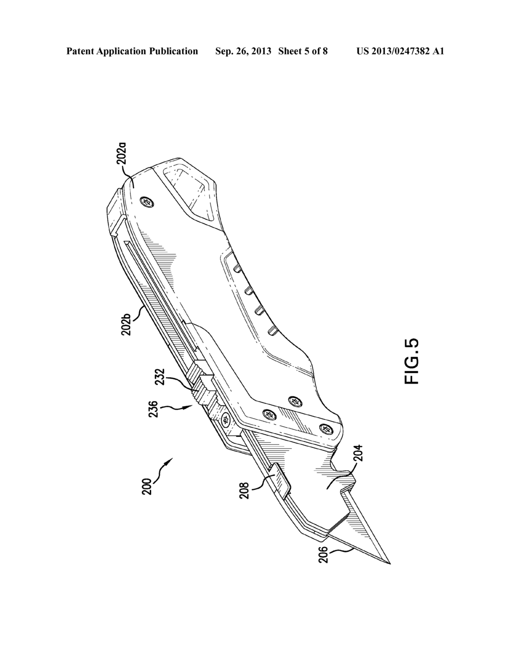 RETRACTABLE UTILITY KNIFE - diagram, schematic, and image 06